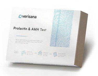 اختبار فيريسانا للبرولاكتين وهرمون AMH للنساء، تقييم الهرمونات الأساسية للصحة الإنجابية، مجموعة اختبار منزلي، تحليل من مختبر معتمد من CLIAC