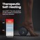 MyoStorm Heating Vibrating Massage Ball Roller for Deep Tissue Muscle Recovery Therapy and Pain Relief wHeat 4 Speed Vibration