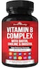 Divine Bounty Super B Complex Vitamins All B Vitamins Including B12 B1 B2 B3 B5 B6 B7 B9 Folic Acid Vitamin B Supplement Support Healthy Energy Metabolism 90 Vegetarian Capsules