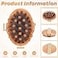 DEBETOOL Wood Therapy Massage Tools 2Pack Wooden Meridian Massage Brush for Cellulite Lymphatic Drainage Massage Brush for Belly Muscle Pain Relief Body Shaping