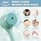 فرشاة الجسم الكهربائية XASMA لتقشير الظهر أثناء الاستحمام، مقاومة للماء بمعيار IPX7، فرشاة استحمام دوارة ذاتية الدوران للتقشير والتدليك، قابلة لإعادة الشحن، مزودة بخمسة رؤوس فرشاة دوارة