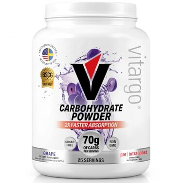 Vitargo Carbohydrate Powder Feed Muscle Glycogen 2X Faster 44 LB Grape Pre Workout Post Workout Recovery Powder Carb Supplement for Recovery Endurance