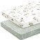 GRSSDER Pack n Play Sheets Fitted 2 Pack Stretchy Ultra Soft Pack and Play Sheets Universal Fitted PortableMini Crib Mattresses Snug and Safe Jersey Crib Sheets for Boys Dinosaurs