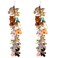 Yalikop 2 Pcs Stuffed Animals Storage Chain Hanging Stuffed Animal Organizer with 40 Plastic Clips 79 Plush Toys Display Holder with Hooks for Wall Decor Bedroom Play Room Storage Hats Socks Cards