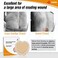 Carbou Silicone Sacrum Foam Dressing 9x923cm x23cm Bordered Adhesive Sacral Foam DressingSoft Bed Sore BandagesWound Care ProductsBox of 5 Dressings
