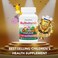 NaturesPlus Animal Parade Childrens Chewable Multivitamin 90 AnimalShaped Tablets Natural Assorted Flavors Vegan Gluten Free 45 Servings
