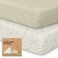 ملاءات سرير أطفال صغيرة من KeaBabies، عبوة من قطعتين، مناسبة لسرير الأطفال Pack N Play Pine Grove