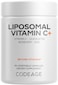 Codeage Liposomal Vitamin C Vitamins with Zinc Elderberry Citrus Bioflavonoids Ascorbic Acid Quercetin Rose Hips Fruit Vitamina C Liposomal Supplement Pills NonGMO Vegan 90 Capsules