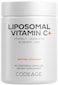 Codeage Liposomal Vitamin C Vitamins with Zinc Elderberry Citrus Bioflavonoids Ascorbic Acid Quercetin Rose Hips Fruit Vitamina C Liposomal Supplement Pills NonGMO Vegan 90 Capsules