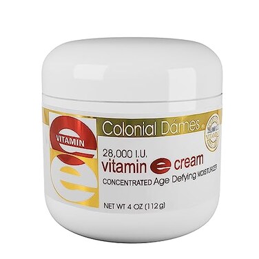 Colonial Dames Concentrated Vitamin E Moisturizing Cream 28000 IU for Hydrating Moisturizing Chapped Dry Skin Fine Lines