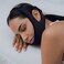 حزام ذقن مضاد للشخير من كليفيس بريس لمستخدمي جهاز CPAP، أسود اللون