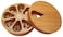 fashciaga Bamboo Wood Daily Weekly Vitamin Medicine Pill Organizer Case BoxKitchen Salt Spice Cellar ContainersEarring Ring Jewelry Storage Decorative Box Large