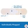 Henry Schein Sheer Strip Adhesive Bandages 34 x 3 Sterile 100 Ct