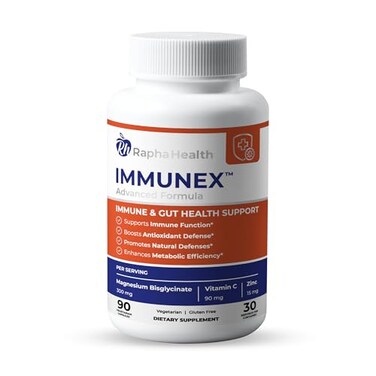 RAPHA HEALTH Immune 247 Immune and Wellness Support Gut Antioxidant Booster Magnesium Selenium Zinc Vitamin C Ashwagandha 90 Capsules 30 Servings