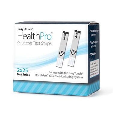 Easy Touch HealthPro Diabetic Test Strips 50 Count