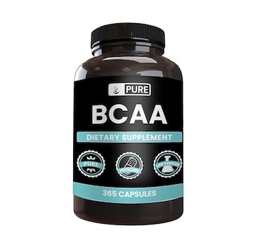 مكونات أصلية نقية، 365 كبسولة من الأحماض الأمينية المتفرعة السلسلة (BCAA)، خالية من المغنيسيوم وحشوات الأرز، نقية دائماً، تم التحقق منها معملياً