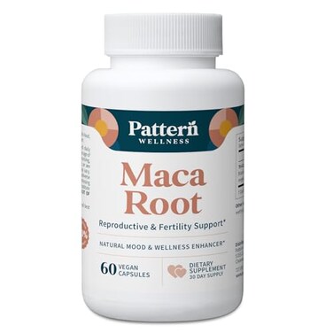 Pattern Wellness Maca Root Extract 201500mg Per Serving for Men Women TriColor BlackRedYellow Blend 60 Vegan NonGMO Capsules