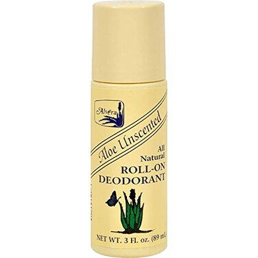 Alvera All Natural RollOn Deodorant Aloe Unscented 3 fl oz 6pack