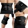REVIX Large Ice Packs Wrap for Hip Knee Leg Shoulder Back Reusable Gel Cold Pack for Injuries Joint and Muscle Discomfort Relief Black