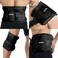 REVIX Large Ice Packs Wrap for Hip Knee Leg Shoulder Back Reusable Gel Cold Pack for Injuries Joint and Muscle Discomfort Relief Black