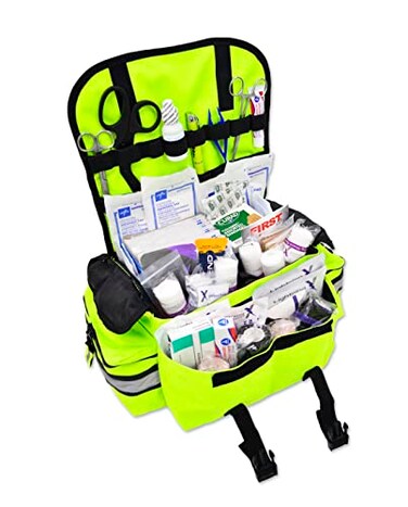 Lightning X Small Medic First Responder EMT Trauma Bag Stocked First Aid Trauma Fill Kit A
