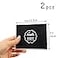 Roucerlin Large Size Craft Ink Stamp Pads Washable Scrapbooking Finger Paint Ink Pad for Kids Craft Pads for Rubber Stamps DIY Cards Paintings Baby Footprint Handprint 2 Black