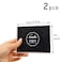 Roucerlin Large Size Craft Ink Stamp Pads Washable Scrapbooking Finger Paint Ink Pad for Kids Craft Pads for Rubber Stamps DIY Cards Paintings Baby Footprint Handprint 2 Black