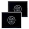 Roucerlin Large Size Craft Ink Stamp Pads Washable Scrapbooking Finger Paint Ink Pad for Kids Craft Pads for Rubber Stamps DIY Cards Paintings Baby Footprint Handprint 2 Black