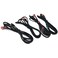 Discount TENS Brand Replacement Lead Wires Compatible with Compex Snap Connector Electrodes Pack of 4