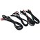 Discount TENS Brand Replacement Lead Wires Compatible with Compex Snap Connector Electrodes Pack of 4