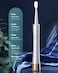 AJELU High Vibration Sonic Electric Toothbrush for Adults with 2 Minutes Smart Timer Fast Charge Lasts Long 5 Optional Modes 8 Replacement Brush Heads Ultra Whitening White