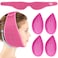 Hilph Wisdom Teeth Ice Pack Head Wrap Face Ice Pack for Jaw Oral Surgery TMJ Relief Upgraded Large Jaw Ice Wrap with 4 Hot Cold Gel Packs for Dental Surgery Tonsillectomy Tooth Extraction Pink