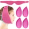 Hilph Wisdom Teeth Ice Pack Head Wrap Face Ice Pack for Jaw Oral Surgery TMJ Relief Upgraded Large Jaw Ice Wrap with 4 Hot Cold Gel Packs for Dental Surgery Tonsillectomy Tooth Extraction Pink