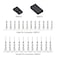 WMYCONGCONG 900 PCS Universal Servo Cable Wire Connector Male Female Crimping Pin Kit Compatible with JR Hitec Servo Connector