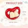LUOZZY 8pcs Funny Baby Pacifiers Silicone Novelty Teeth Soothers