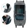 Bebamour Stroller Rain CoverUniversal Stroller AccessoryWaterproofWindproof ProtectionProtect from Dust SnowBaby Travel Weather Shield Dark Grey