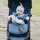 TOPGOMES Toy Safety Straps Silicone Pacifier Clips Sippy Cup Strap Stretchable Adjustable for Strollers High Chair Cribs Hanging Baskets BPA Free 2 Pack SandLight Grey