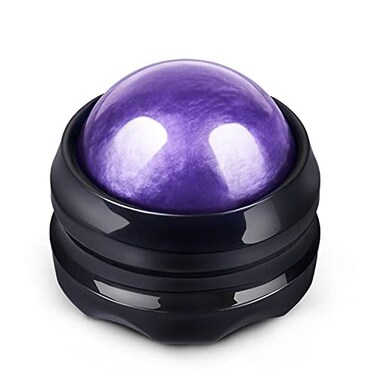 Solacium Manual Massage Roller Ball Massager and Therapy Tool for Sore Muscles Shoulders Arms Neck Back Feet Body Deep Tissue Stiffness Joint Pain Stress Relief