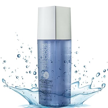 Bellapierre Precious Sapphires DiamondInfused Pore Refining Tonique All Natural Toner Gently Removes Makeup Residue Chamomile Honey Cucumber Extracts for Soothing Refreshment 150ml