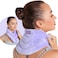 REVIX Neck Heating Pad Microwavable Heated Neck Wrap with Moist Heat for Stress Microwave Neck Warmer for Woman Unscented Hot Pack