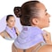 REVIX Neck Heating Pad Microwavable Heated Neck Wrap with Moist Heat for Stress Microwave Neck Warmer for Woman Unscented Hot Pack