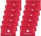 AOUTACC 12 Pack First Aid Empty Bag Travel Empty First Aid Kit Pouch for Emergency at Home Office Car Outdoors Boat Camping HikingBag Only