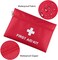 AOUTACC 12 Pack First Aid Empty Bag Travel Empty First Aid Kit Pouch for Emergency at Home Office Car Outdoors Boat Camping HikingBag Only
