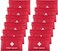 AOUTACC 12 Pack First Aid Empty Bag Travel Empty First Aid Kit Pouch for Emergency at Home Office Car Outdoors Boat Camping HikingBag Only