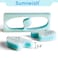 Sumiwish Foam Toe Separators 10 Pack Breathable Toe Spacers Reduce Friction and Relieve Corns Pain Overlapping Toes Corrector Blue