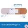 Henry Schein Fabric Adhesive Strip Bandages 34 x 3 Sterile 100 Ct
