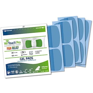 وسادات جل بديلة لجهاز هولي ووغ TENS، وسادات WiTouch Pro Aleve Direct Therapy TENS، وسادات بديلة قابلة لإعادة الاستخدام ذاتية اللصق لأجهزة TENS، 10 وسادات جل