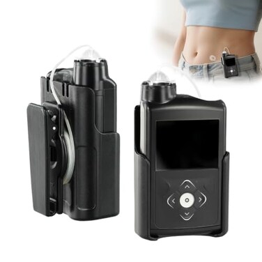 علبة مضخة الأنسولين APDTEK متوافقة فقط مع مضخة الأنسولين Medtronic MiniMed 780G، مزودة بمشبك حزام دوار 360 درجة، ملحقات لحامل مضخة الأنسولين لمرضى السكري، غير متوافقة مع مضخة الأنسولين 770G المطورة