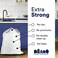 Plasticplace Trash Bags Compatible with simplehuman Code B 200 Count White Drawstring Garbage Liners 16 Gallon 6 Liter 1225 x 1775