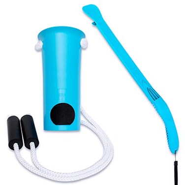 RMS Sock Aid Kit Easy On Easy Off Device for Putting On Socks and Removing Socks or Stockings for Men and Women with Limited Mobility Blue